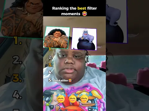 Ranking the best filter moments 😂