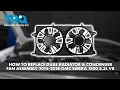 How to Replace Dual Radiator Condenser Fan Assembly 2014-2018 GMC Sierra 1500 5 3L V8