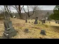 Collinsville Cemetery Tour Beautiful Old Connecticut Graveyard on a Rainy Spring Day March 2025