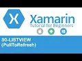 Xamarin Forms ListView PullToRefesh
