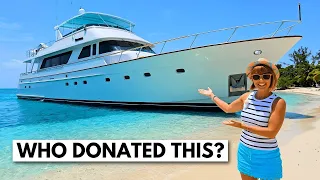 WHY? 🤯 $699K 1986 Burger 87 Classic Liveaboard Superyacht Tour
