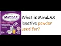 MiraLAX Mix In Laxative Powder for Gentle Relief Stool Softener 10 Count