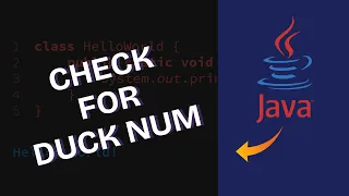 How to Check Duck Number in Java 2025