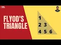 Program To Print Floyd s Triangle Right Angle Pattern Program Basic Programming Questions