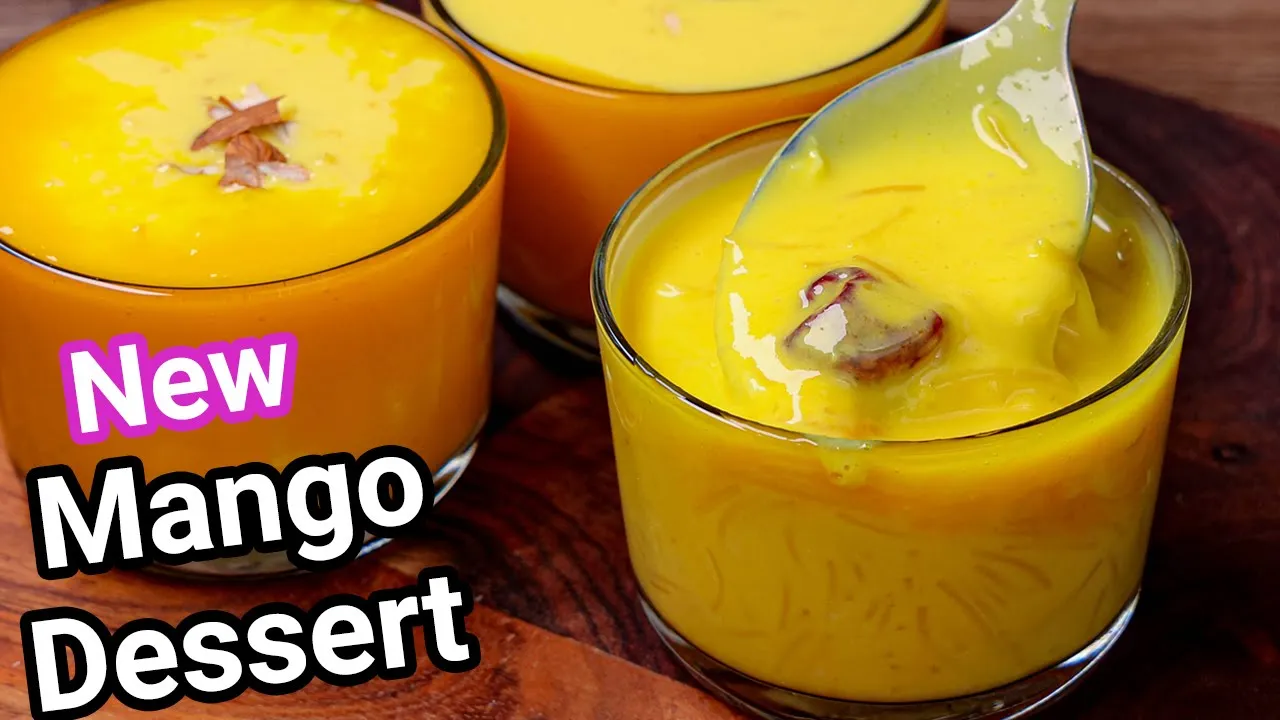 Mango Kheer Recipe - Mango Payasam New Instant Way   Creamy & Rich Mango Dessert