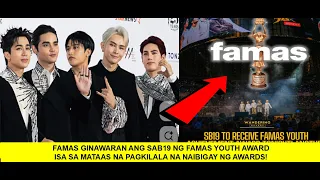 FAMAS GINAWARAN ANG SAB19 NG FAMAS YOUTH AWARD ISA SA MATAAS NA PAGKILALA NA NAIBIGAY NG AWARDS!
