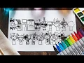Incredibox SPRUNKI New Coloring Pages How to Color ALL Sprunki Phase 5 - New Mod