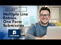 How To Create Multiple Line Entries With One Form Submission in Smartsheet