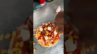 15 yrs old making pizza in Bihar🔥 || street veggie pizza ₹100/- 