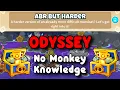 BTD6 Odyssey No Monkey Knowledge Guide Hard Mode Tutorial ABR But Harder