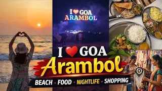 Arambol Sunset 🌅| Goan Thali 🍛| Pyro’s shopping at coco beach🛍️| Pyro’s girl♥️