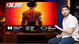 This MINI LED TV Costs Just ₹36,999?! 😱 Dolby Vision + Built-in Woofer!