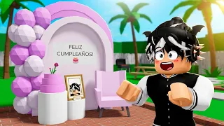 COMO HACER UNA DECORACIÓN DE CUMPLEAÑOS EN BROOKHAVEN! 😱 - ROBLOX