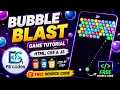 Bubble Blast Game Tutorial using HTML CSS JavaScript Free Source Code