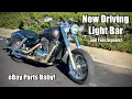 New Driving Lights Turn Signal Bar Kit - Custom Honda VT1100 Aero