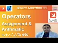 How use Assignment and Arithmetic operators in Swift In-Hindi