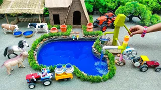 mini tractor making mini motor water pump science project | @minifarmer