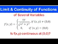 05 - Limit and Continuity of Functions of Two Variables