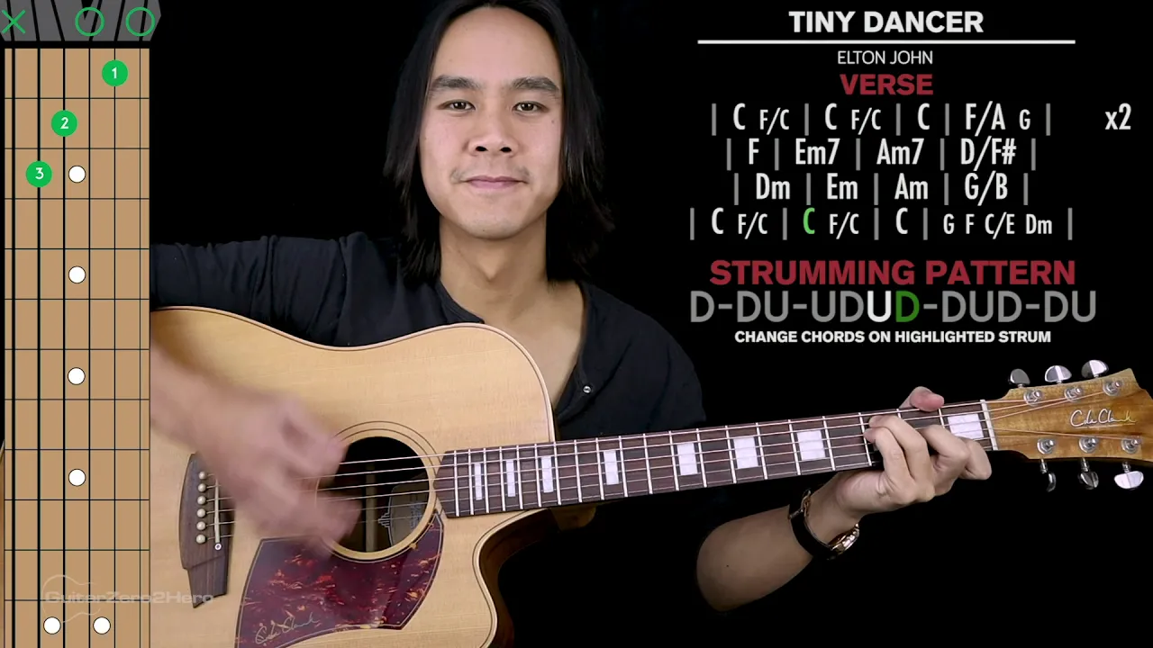 Tiny Dancer Guitar Cover Elton John 🎸 |Tabs + Chords| Tiny Dancer Guitar Cover Elton John 🎸 |Tabs + Chords|