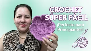 Cesta a Crochet con Punto Básico | Tutorial para Principiantes