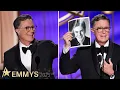 Download Lagu Stephen Colbert Gets STANDING OVATION At 2025 Emmys After Show Cancellation