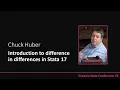 Introduction to difference in differences in Stata 17