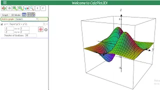 How to draw 3D graph How to solve multi variable function CalcPlot3D A Rahman