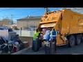 Fast Garbage Truck Crushing Super Heavy Manual Trash Bulk Town of Huntington