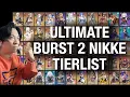 Nikke Ultimate Burst 2 Tier List 3rd Year Anniversary