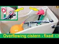 Toilet cistern overfilling overflowing - how to fix a toilet that is not shutting off
