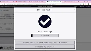 Learn Basic JavaScript Declare JavaScript Variables freeCodeCamp org Google Chrome 2019 12 16 1
