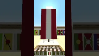 Latvia Flag Minecraft Banner Tutorial