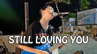 Download THE BEST COVER EVER! Still Loving You by 14 y/o Queen On Street MP3