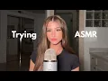 Brooke monk tries ASMR weird things that make good ASMR
