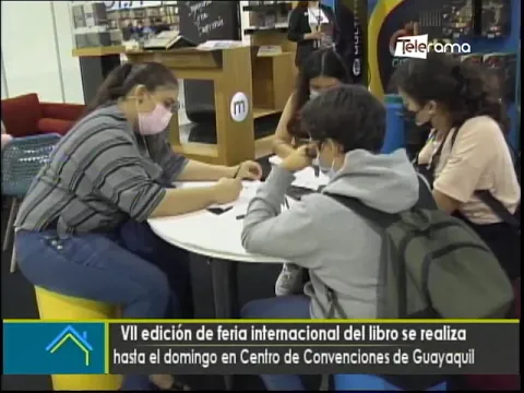 VII edición de feria internacional del libro se realiza hasta el domingo en centro de convenciones de Guayaquil