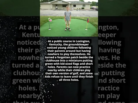 Why This Golf Course Has A Tiny Green ❤️