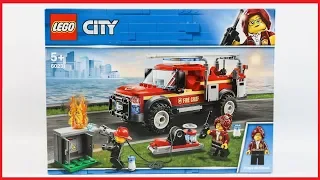 LEGO 60231 City Town Fire Chief Response Truck Speed Build