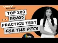 Top 200 Medications Quiz for Pharmacy Techs PTCB-Style Practice Questions