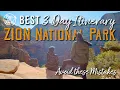 Best 3 Day Zion National Park Itinerary Options Mistakes to Avoid