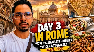 Rome Day 3 Vlog with CEO Mansoor Sajjad  | Exploring Rome & Halal Food | Italy Travel Vlog