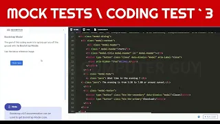 Mock Tests Coding Test 3 Bootstrap Modal AYTCG