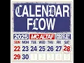 Calendar Flow