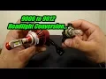 9006 to 9012 Headlight Bulb Conversion