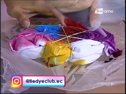 Aprenda a pintar camisetas Tie Dye