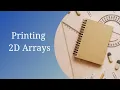 Printing 2D Arrays - Java