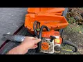 Stihl MS 170 Install Chain