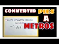 Convertir Pies a Metros Cuantos pies tiene un metro