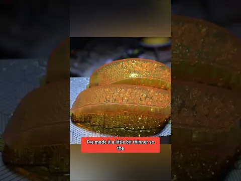 3D Printed car brake lights with resin
