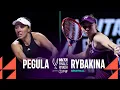 Lagu Jessica Pegula vs. Elena Rybakina  | 2025 WTA Finals Semifinal | WTA Match Highlights