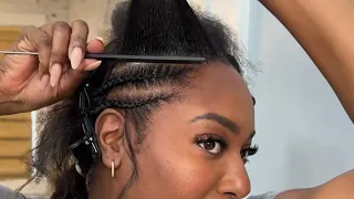Ep 9 Do It Yourself Braid Style Half Quickweave Half Stitch Braids